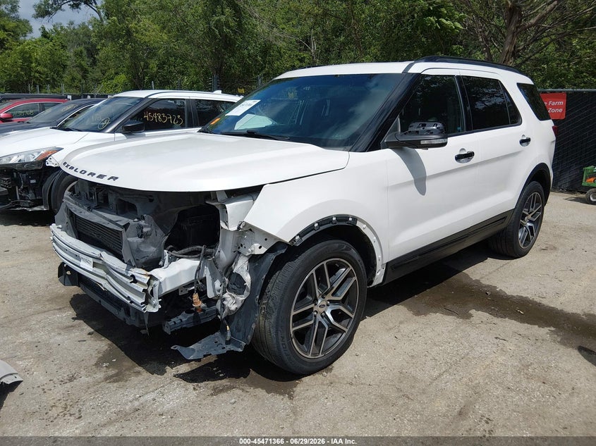 Vin: 1fm5k8gtxhgb06291, lot: 45969503, ford explorer sport 20172