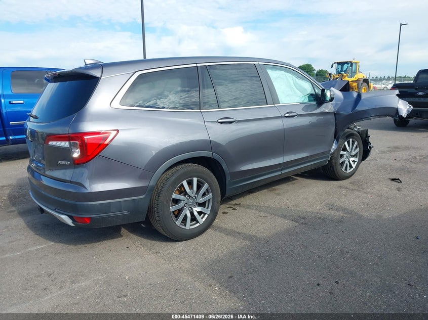 Vin: 5fnyf6h54lb052032, lot: 45969546, honda pilot awd ex-l 20204