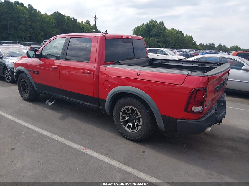 Vin: 1c6rr7yt3gs259589, lot: 45969561, ram 1500 rebel 20163