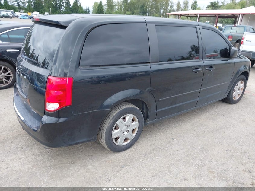 Vin: 2c4rdgbg0cr407390, lot: 45969592, dodge grand caravan se/avp 20124