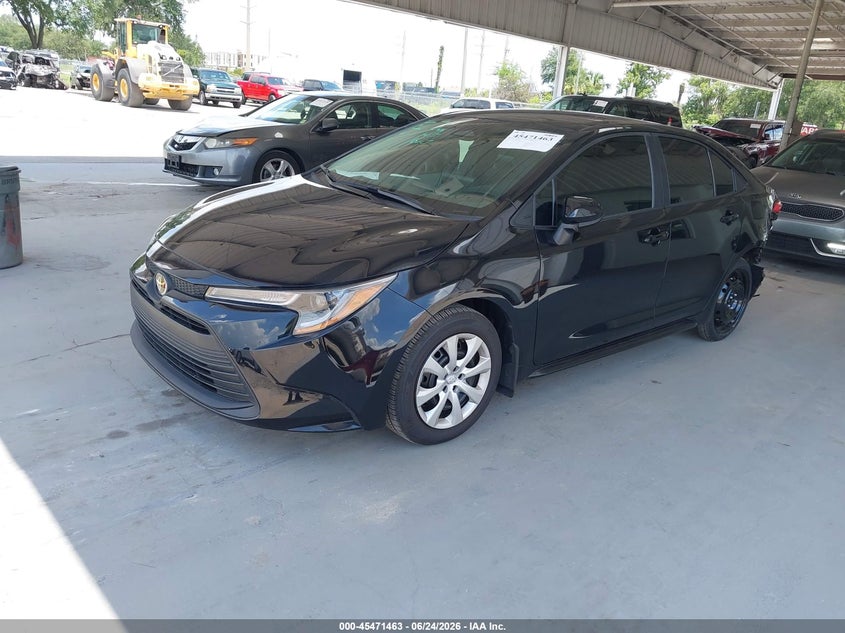 2025 Toyota Corolla, Left Rear, IAAI, VIN 5YFB4MDE4SP331151 — photo 2