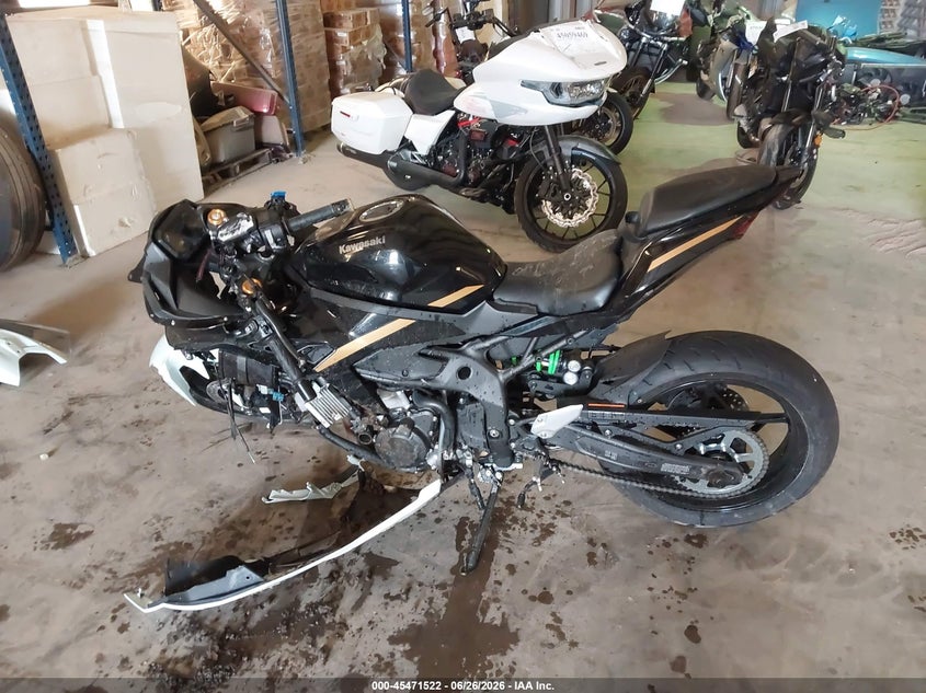 2026 Kawasaki Zx400 S VIN: ML5ZXCS17TDA55372 Lot: 45471522