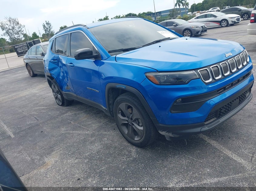 2022 Jeep Compass Latitude Lux 4x4 VIN 3C4NJDFB0NT109765