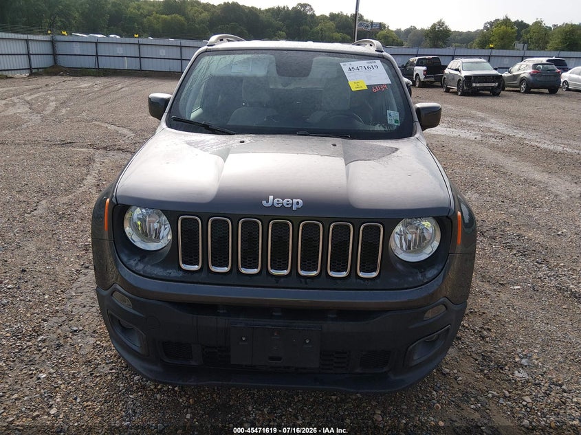 2018 Jeep Renegade Latitude Fwd VIN: ZACCJABB3JPH18961 Lot: 45471619