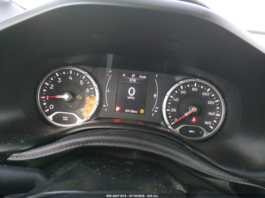 2018 Jeep Renegade Latitude Fwd VIN: ZACCJABB3JPH18961 Lot: 45471619