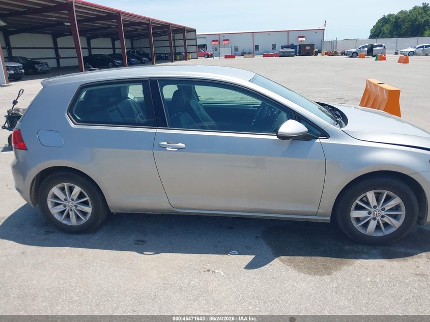 2015 Volkswagen Golf Tsi S 2-Door VIN: 3VW917AU9FM069724 Lot: 45471643