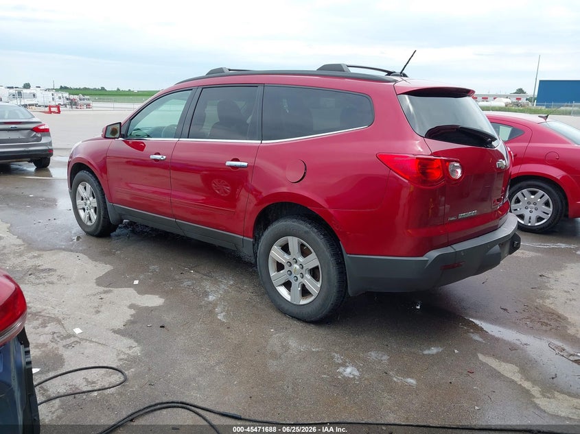 Vin: 1gnkvjed3cj126077, lot: 45969823, chevrolet traverse lt w/2lt 20123