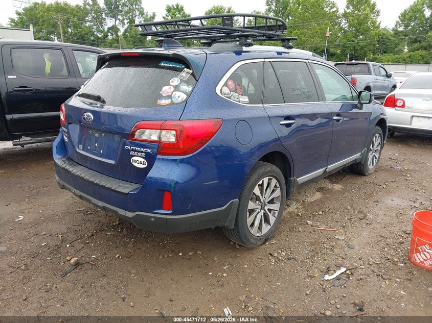 Vin: 4s4bsatc9h3291506, lot: 45969849, subaru outback 2.5i touring 20174