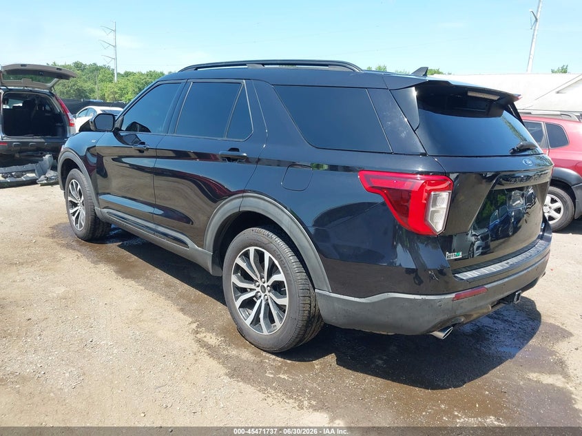 Vin: 1fmsk8kh5ngb82728, lot: 45969874, ford explorer st-line 20223