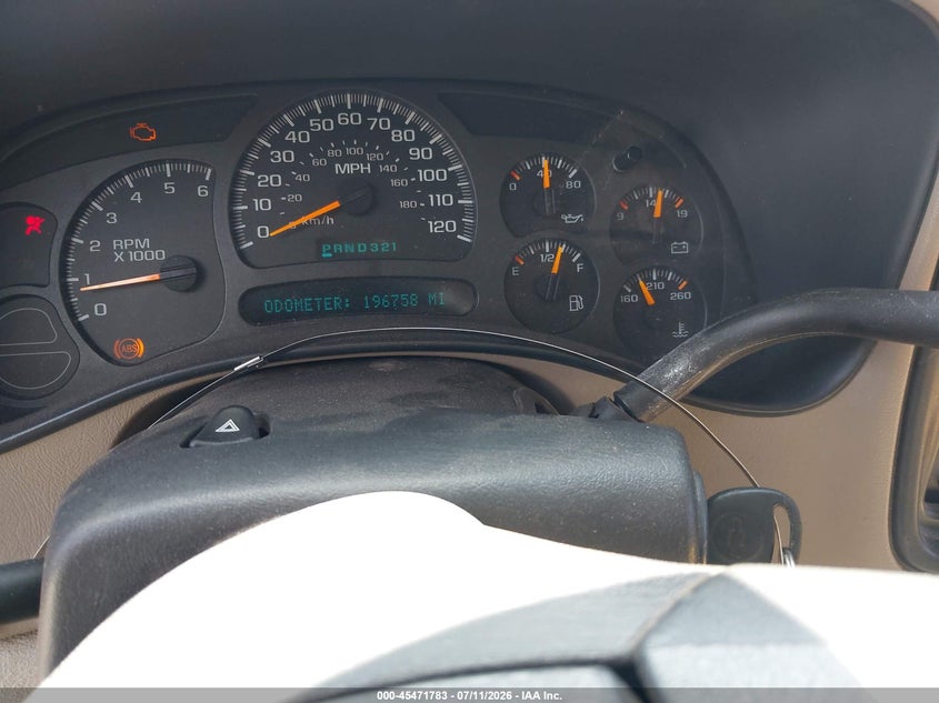 2003 Chevrolet Suburban 1500 Lt VIN: 3GNFK16Z63G119890 Lot: 45471783