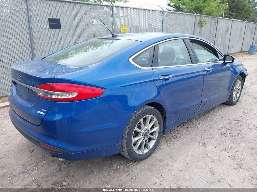 2017 FORD FUSION SEDAN 1.5L I-4 DI, DOHC, VVT, TURBO, 181HP