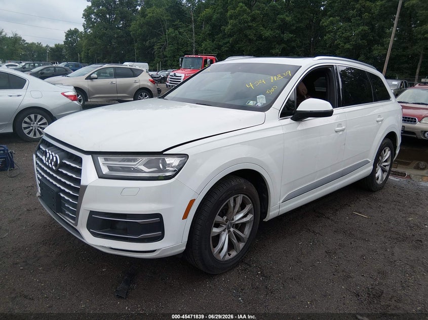 Vin: wa1laaf79hd019438, lot: 45969976, audi q7 3.0t premium 20172