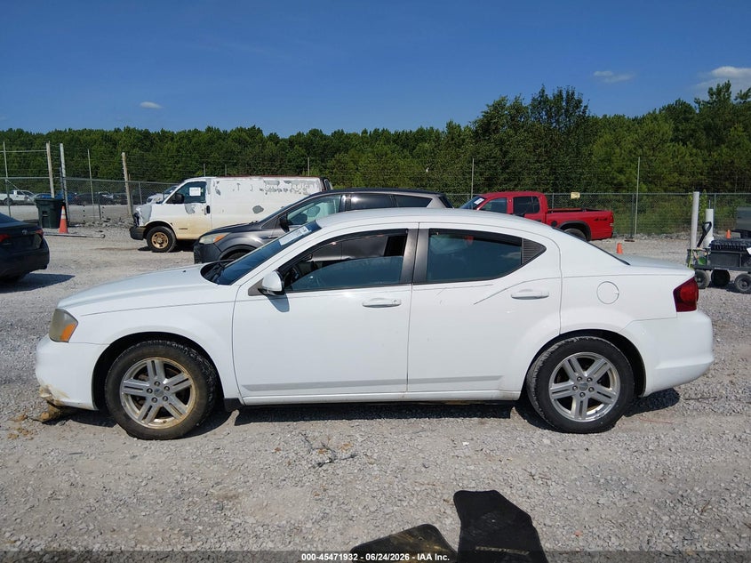 2012 Dodge Avenger Sxt VIN: 1C3CDZCB2CN290238 Lot: 45471932