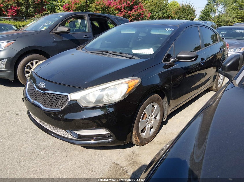 2015 KIA FORTE SEDAN 1.8L I-4 DOHC, VVT, 145HP