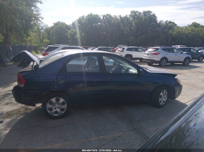 2007 Kia Spectra Ex VIN: KNAFE121975435312 Lot: 45471975