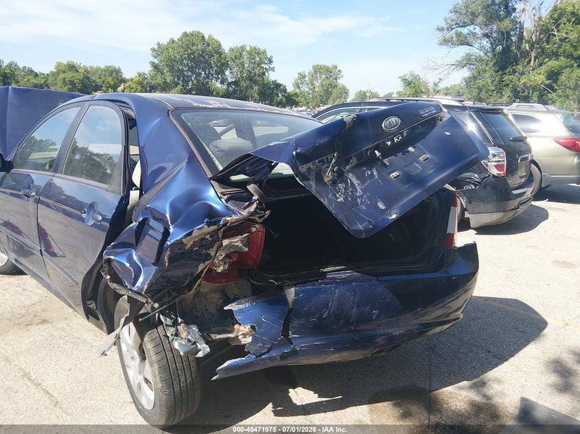 2007 Kia Spectra Ex VIN: KNAFE121975435312 Lot: 45471975