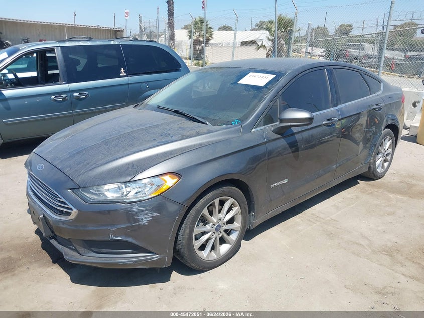2017 Ford Fusion Hybrid Se 3FA6P0LU1HR286155 photo 1