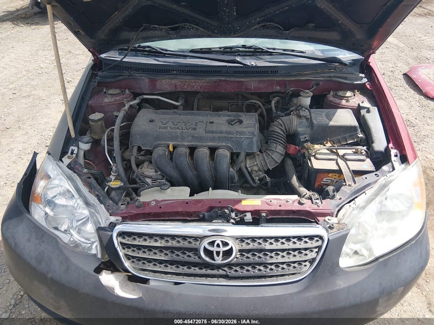 2007 TOYOTA COROLLA SEDAN 1.8L I-4 DOHC, VVT, 126HP