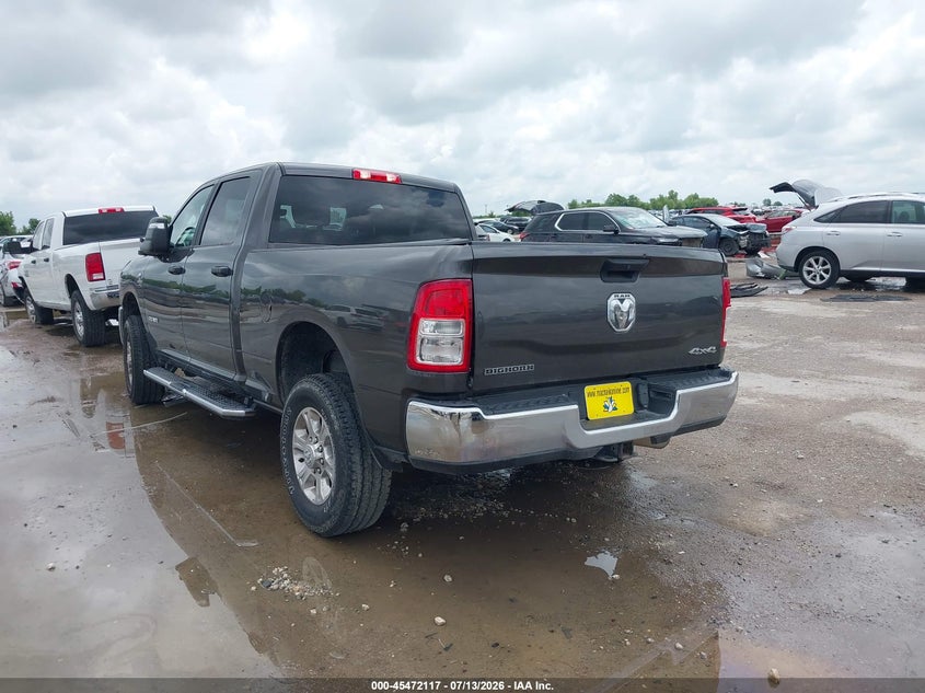 Vin: 3c6ur5dlxrg343570, lot: 45970254, ram 2500 big horn  4x4 6'4 box 20243