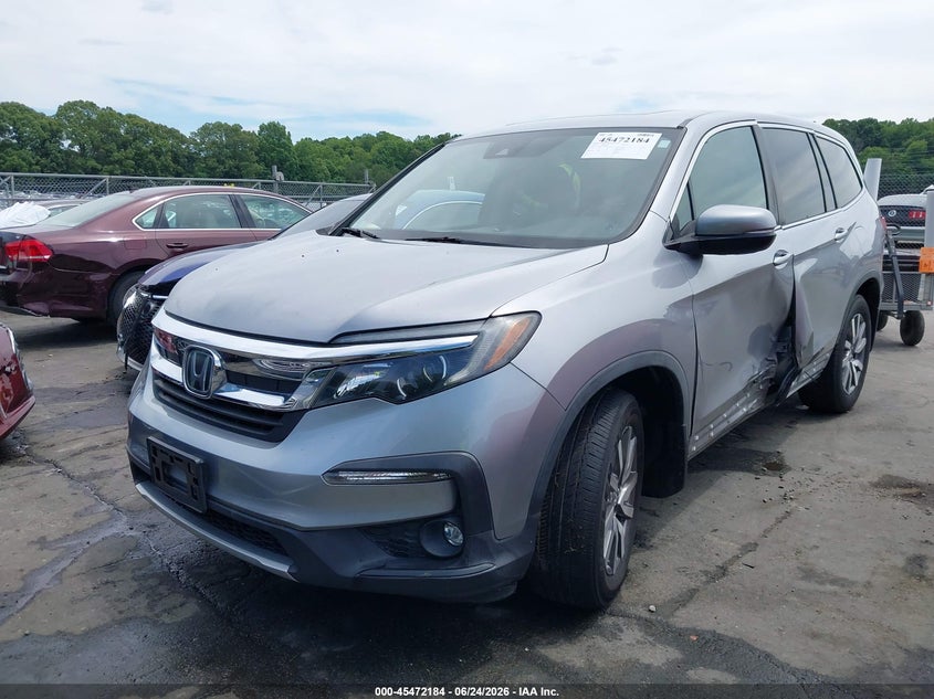 Vin: 5fnyf5h59lb026925, lot: 45970321, honda pilot 2wd ex-l 20202