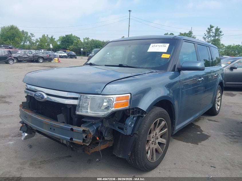 Vin: 2fmgk5cc3aba99016, lot: 45970373, ford flex sel 20102