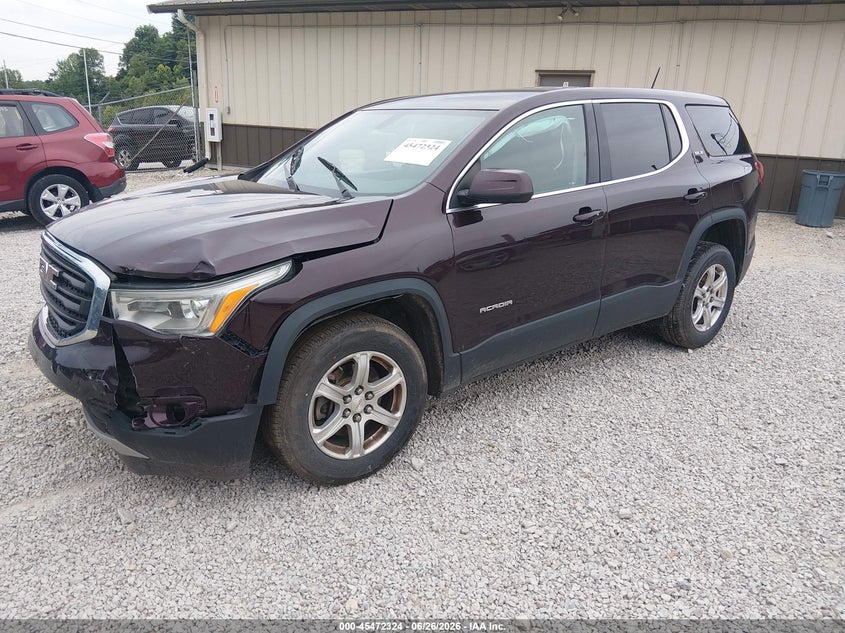 Vin: 1gkknkla9jz118804, lot: 45970461, gmc acadia sle-1 20182