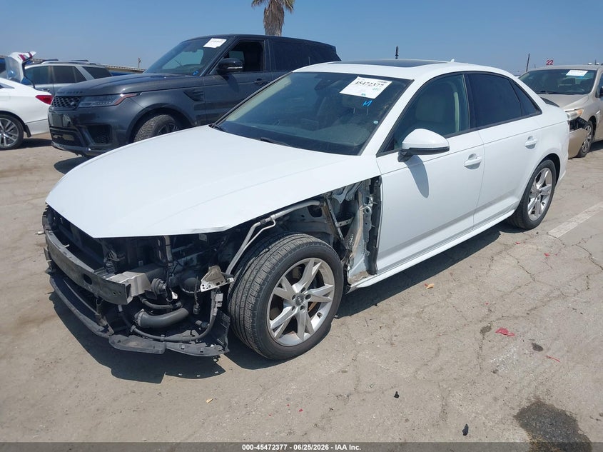 Vin: waukmaf47ja030764, lot: 45970514, audi a4 2.0t tech ultra premium/2.0t ultra premium 20182
