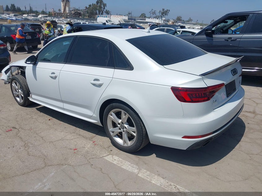 Vin: waukmaf47ja030764, lot: 45970514, audi a4 2.0t tech ultra premium/2.0t ultra premium 20183