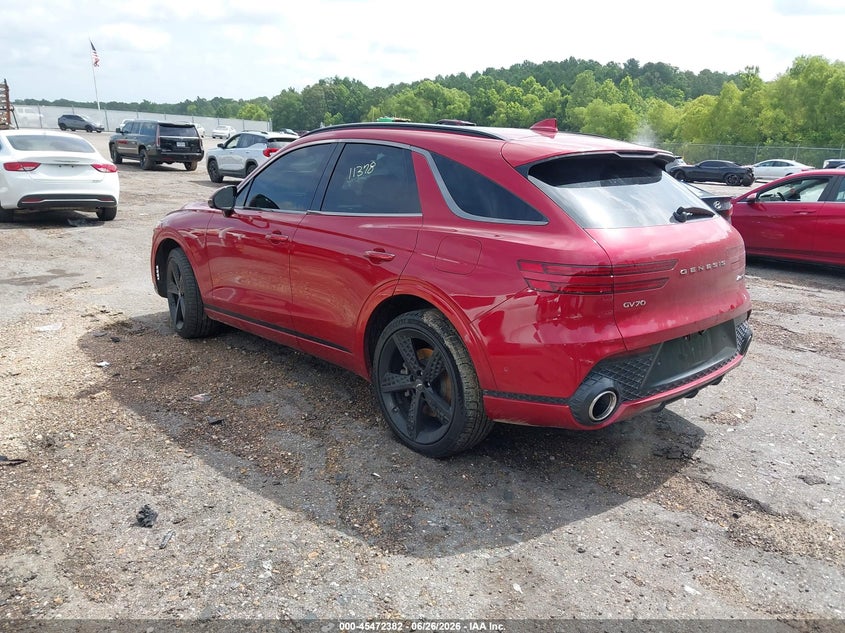 Vin: kmumcdtc8nu041642, lot: 45970519, genesis gv70 3.5t awd sport 20223