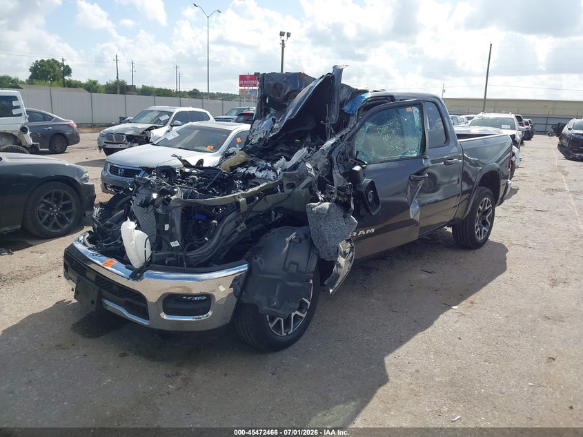 2025 RAM 1500, Biohazard, IAAI, VIN 1C6RREJP2SN650578 — photo 2