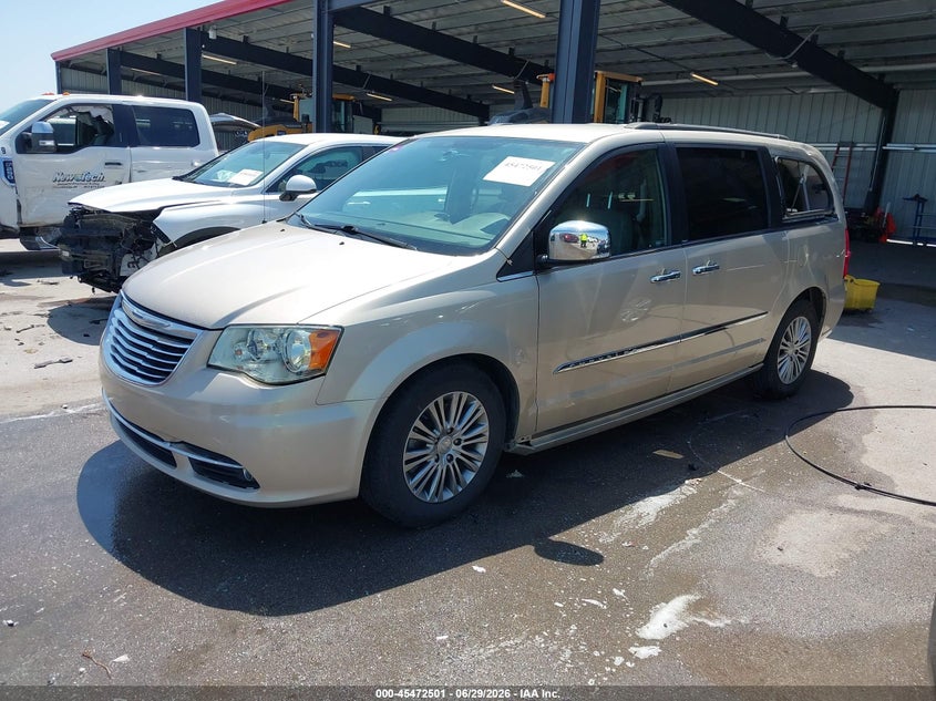 Vin: 2c4rc1cg2er345556, lot: 45970638, chrysler town & country touring-l 20142