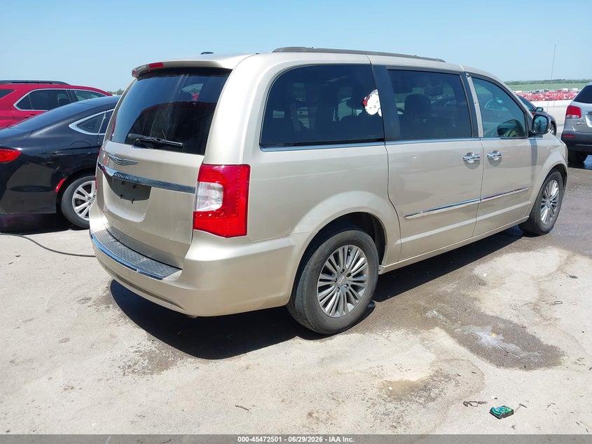 Vin: 2c4rc1cg2er345556, lot: 45970638, chrysler town & country touring-l 20144