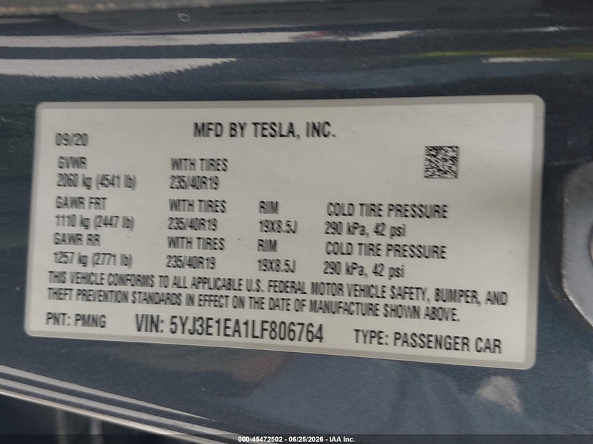 TESLA MODEL 3 - zdjęcie 9