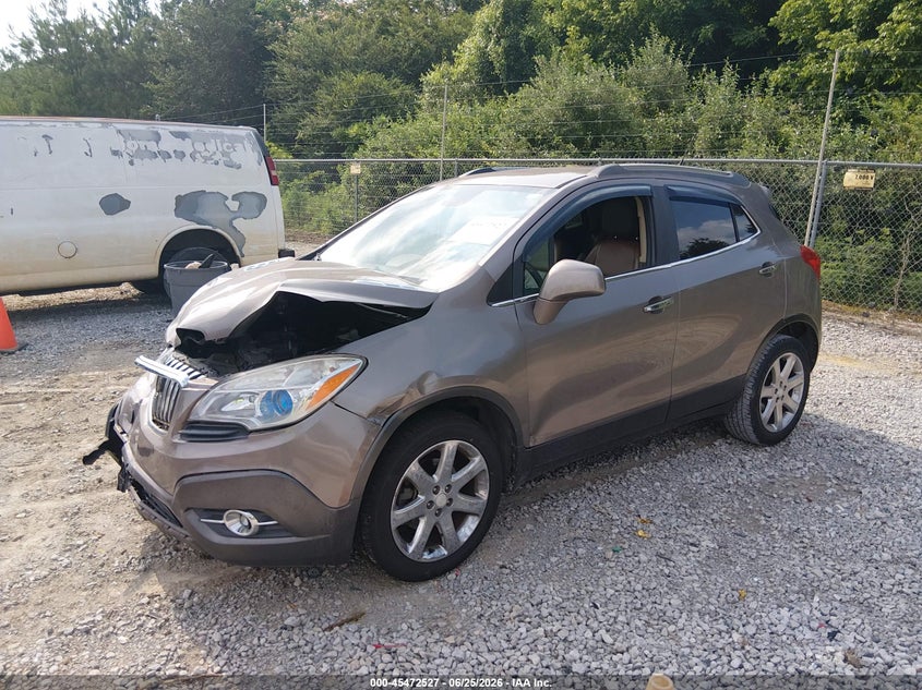 Vin: kl4cjcsbxdb163673, lot: 45970664, buick encore leather 20132