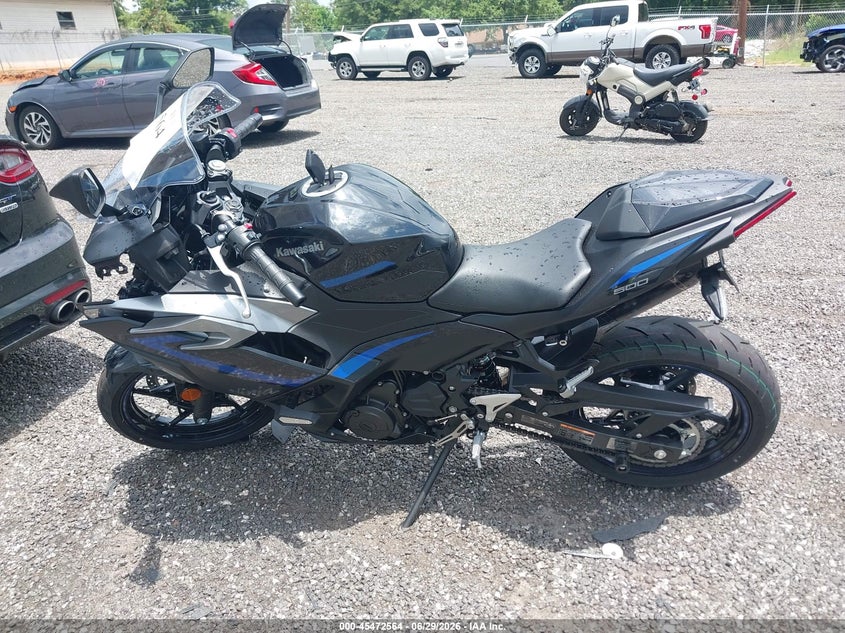 2025 Kawasaki Ex500 A/B VIN: ML5EXGJ11SDA40159 Lot: 45472564