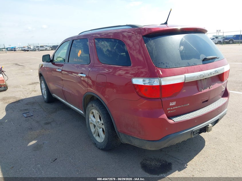 Vin: 1c4rdjdg1dc663395, lot: 45970716, dodge durango crew 20133