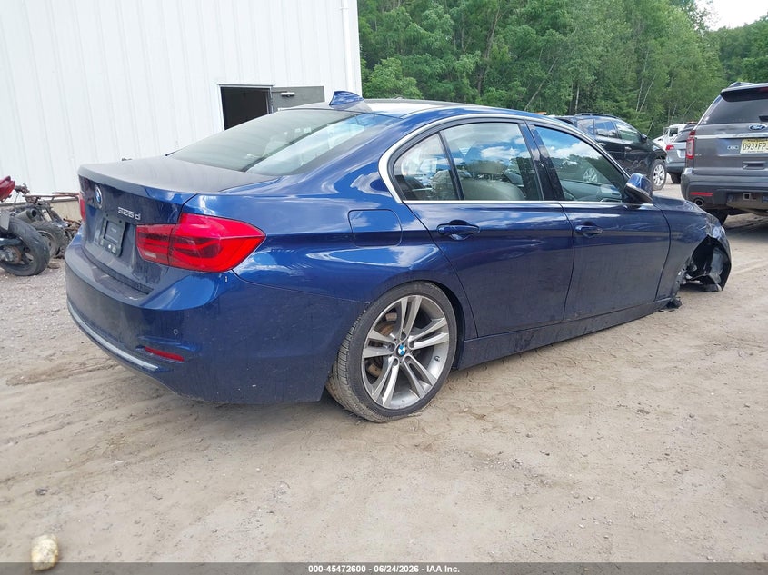 Vin: wba8f1c51jae93309, lot: 45970737, bmw 328d xdrive 20184