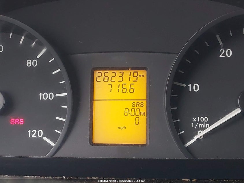 2012 MERCEDES-BENZ SPRINTER VAN 3.0L V-6 DI, DOHC, TURBO, 188HP