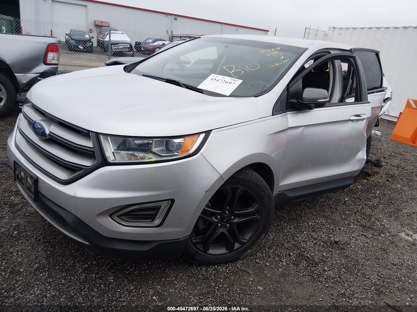 Vin: 2fmpk3j88jbb10059, lot: 45970834, ford edge sel 20182
