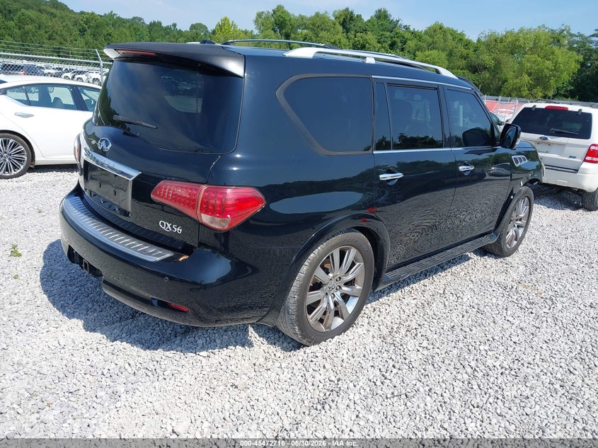 Vin: jn8az2nf1b9504286, lot: 45970853, infiniti qx56 20114