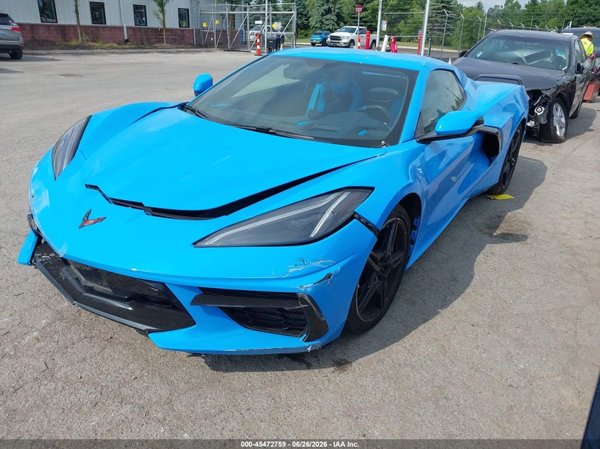 Vin: 1g1yc3d4xn5113613, lot: 45970896, chevrolet corvette stingray rwd  3lt 20222