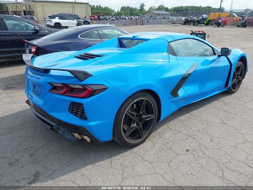 Vin: 1g1yc3d4xn5113613, lot: 45970896, chevrolet corvette stingray rwd  3lt 20224