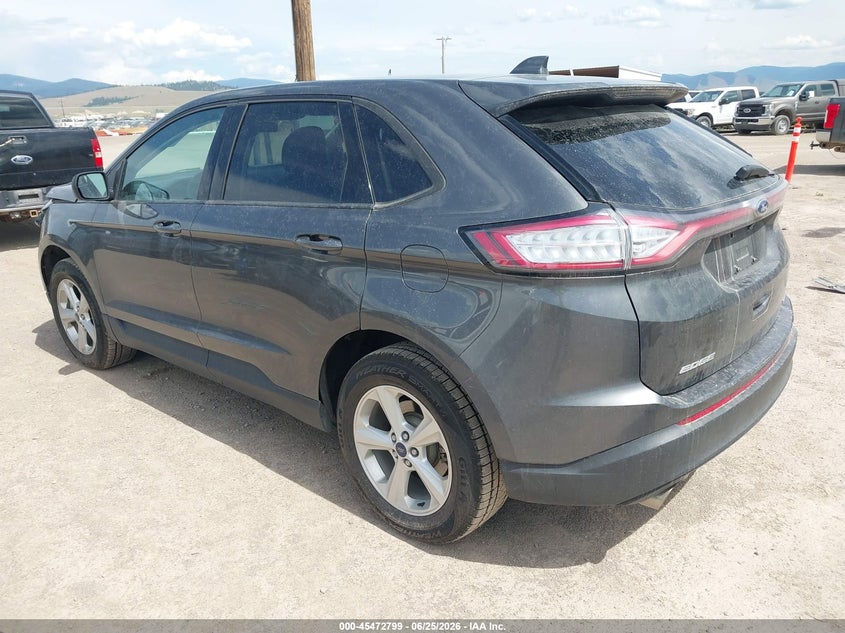 Vin: 2fmtk3g9xfbb48544, lot: 45970936, ford edge se 20153