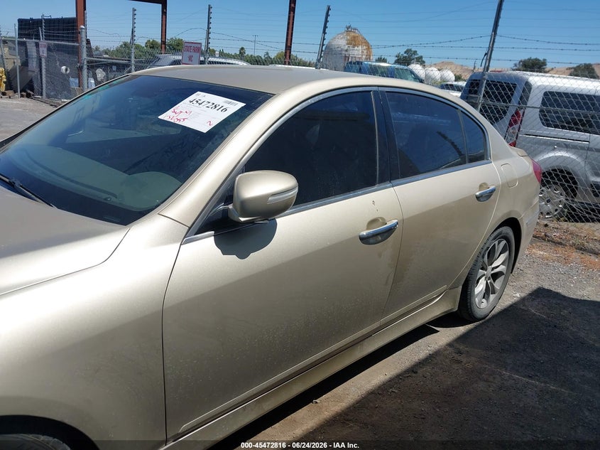 2012 Hyundai Genesis 3.8 VIN: KMHGC4DD6CU152691 Lot: 45472816