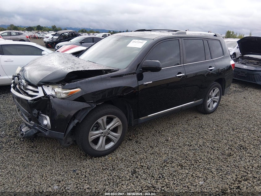 Vin: 5tddk3eh9cs116228, lot: 45971077, toyota highlander limited v6 20122