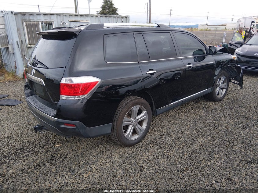 Vin: 5tddk3eh9cs116228, lot: 45971077, toyota highlander limited v6 20124