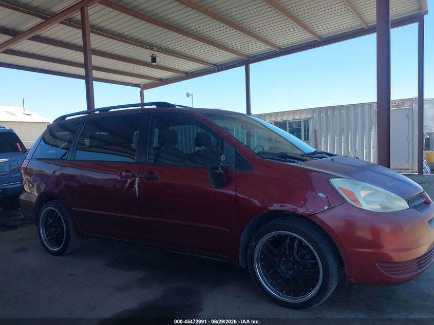 2004 TOYOTA SIENNA VAN 3.3L V-6 DOHC, VVT, 230HP