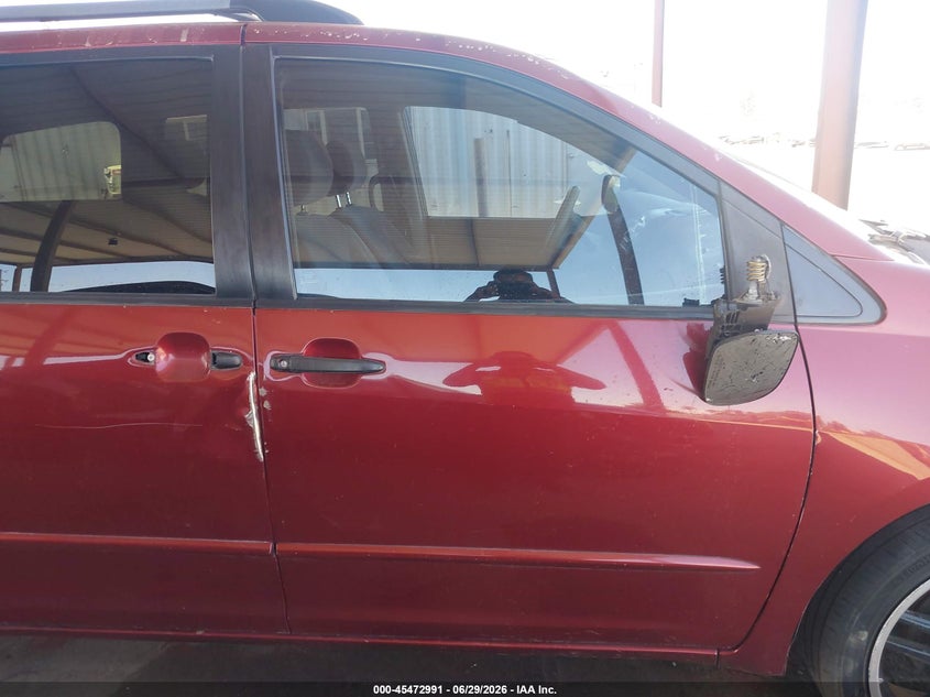 2004 TOYOTA SIENNA VAN 3.3L V-6 DOHC, VVT, 230HP