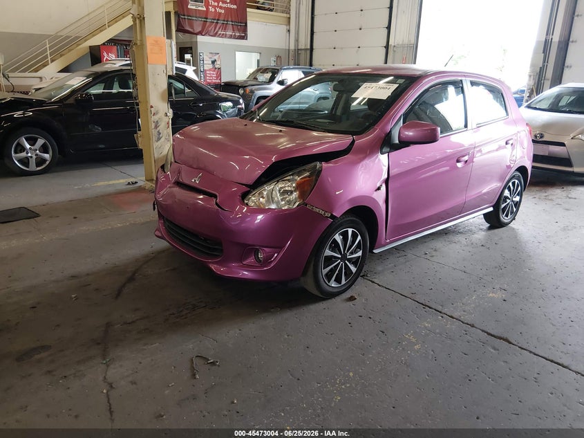 2015 MITSUBISHI MIRAGE auction photo 2
