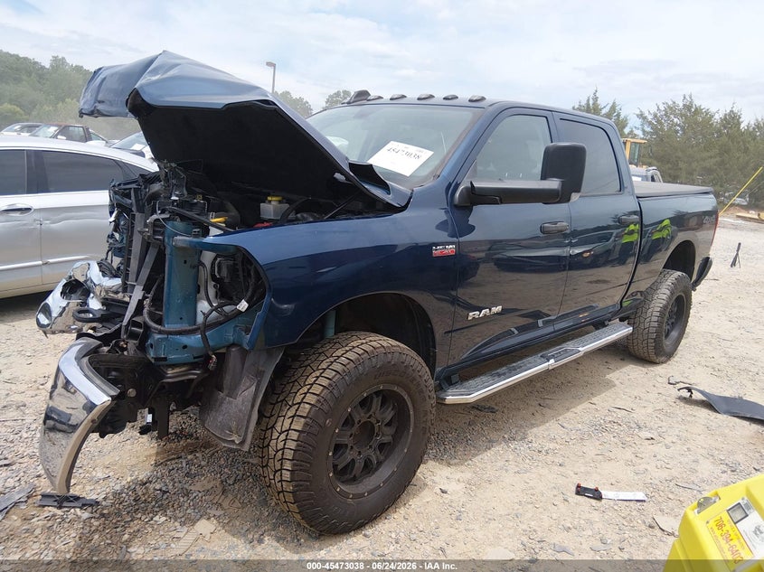 Vin: 3c6ur5cj1kg650387, lot: 45971175, ram 2500 tradesman  4x4 6'4 box 20192